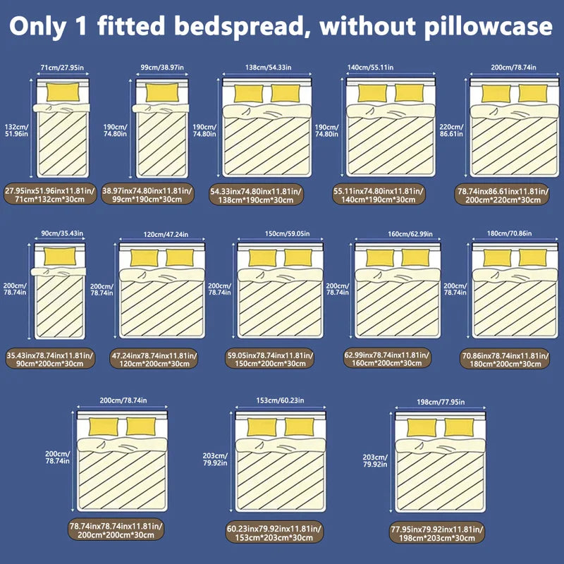 Drap-housse imprimé géométrique moderne