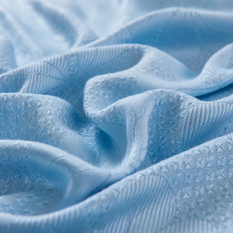 Couverture rafraîchissante d’été 100 % fibre de bambou – Douce, respirante, effet frais