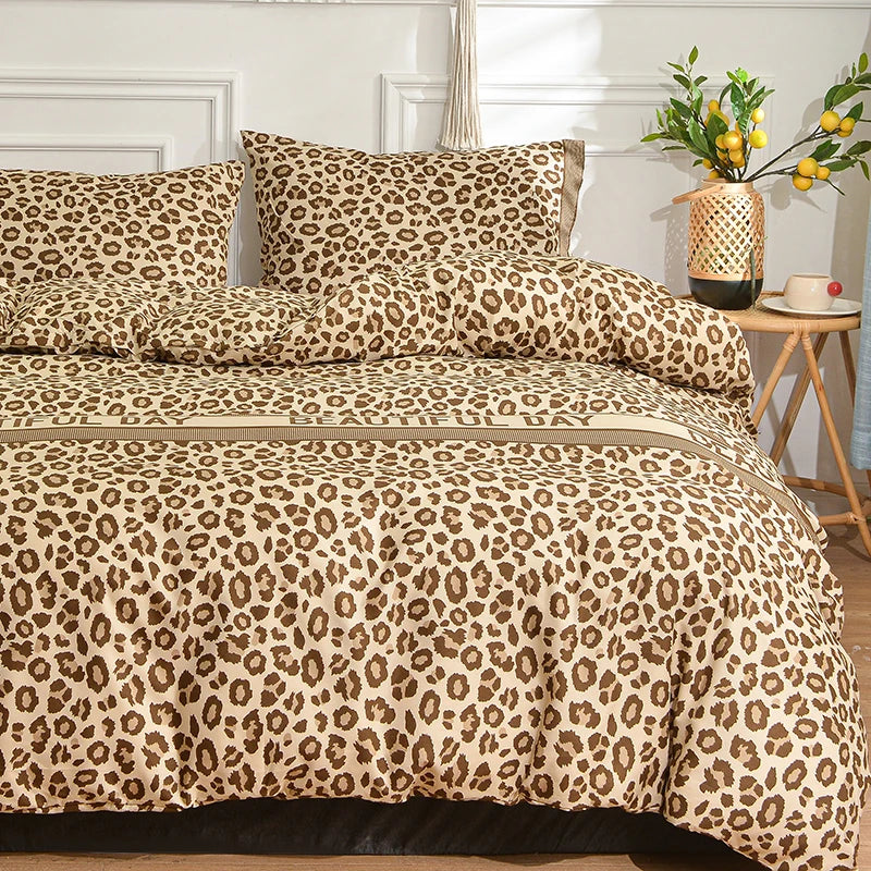 Parure de lit marbre noir 3 pièces – Housse de couette haut de gamme