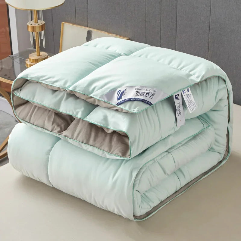 Couette Matelassée Chaude Microfibre – Style Hôtel – Hiver & Mi-Saison –