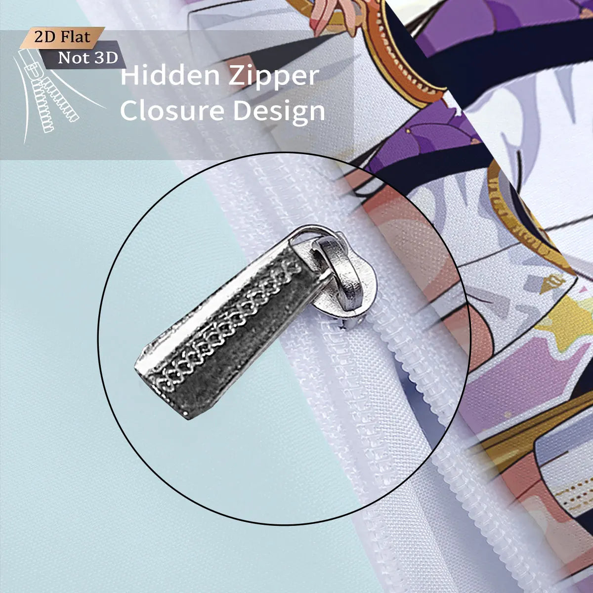 Parure de lit K-Pop Demon Hunters – Ensemble 3 pièces (1 housse + 2 taies)