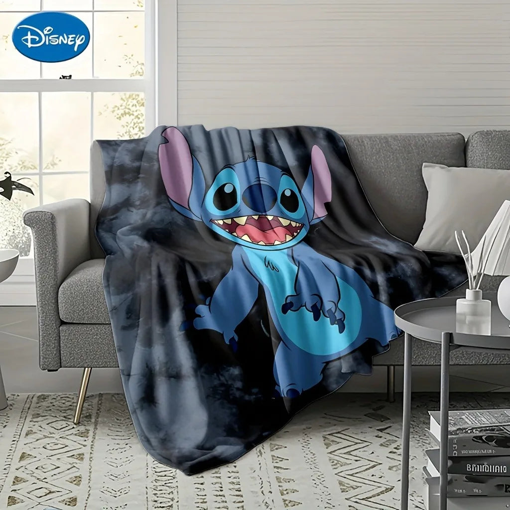 Couverture Disney Stitch ultra douce – Le plaid doudou qui réchauffe instantanément