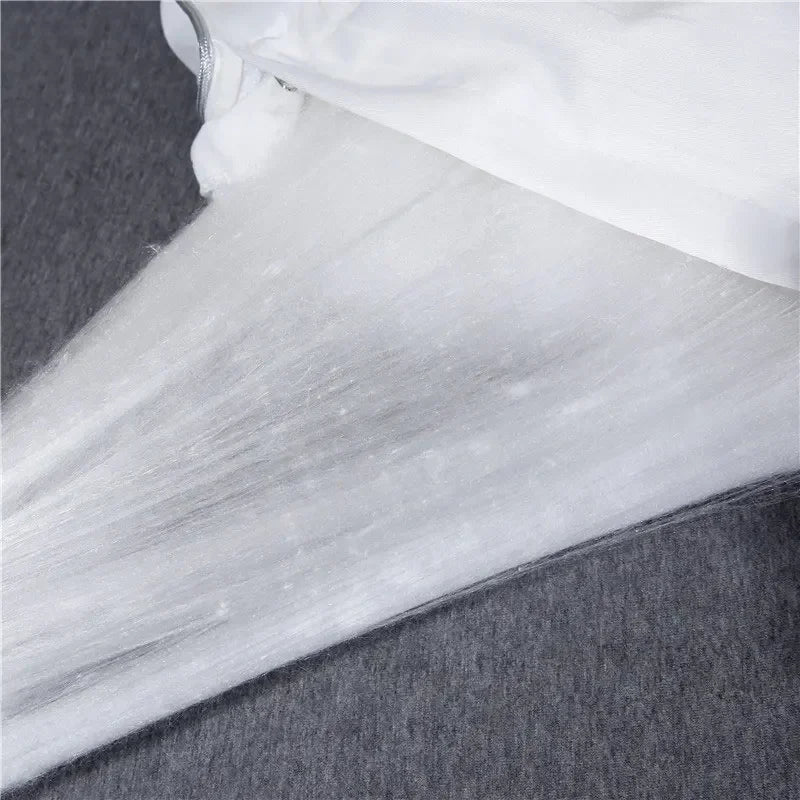 Couette de luxe 100 % soie de mûrier – Tissu coton – Chaude, légère et thermorégulatrice