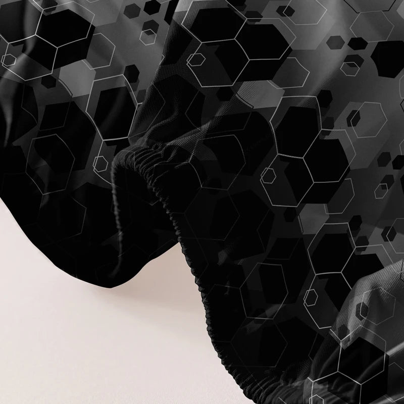 Drap-housse imprimé géométrique moderne