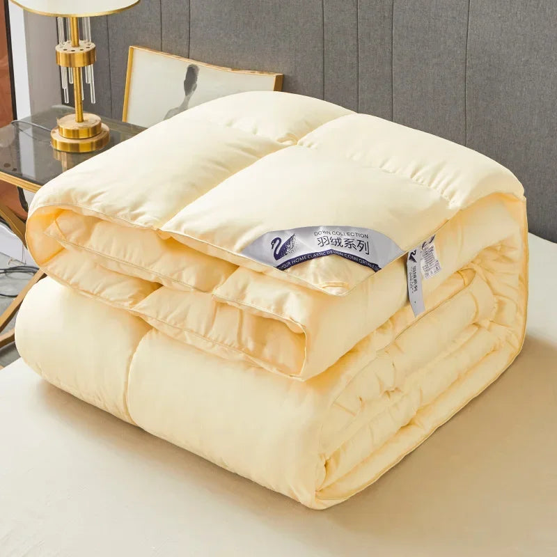 Couette Matelassée Chaude Microfibre – Style Hôtel – Hiver & Mi-Saison –