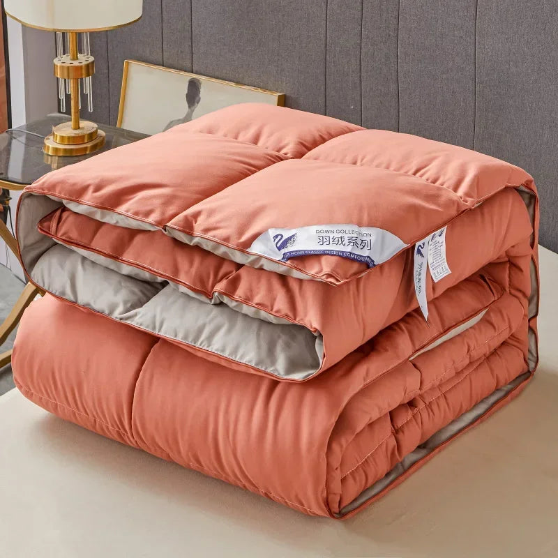 Couette Matelassée Chaude Microfibre – Style Hôtel – Hiver & Mi-Saison –