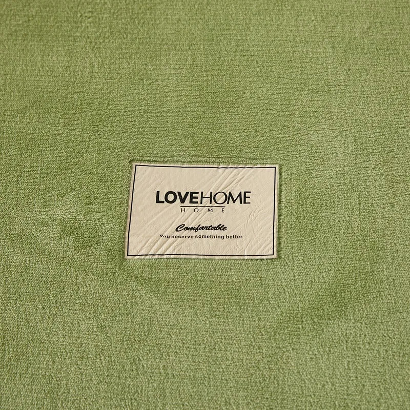 Drap-housse en velours doux et épais – lit chaud & cocooning