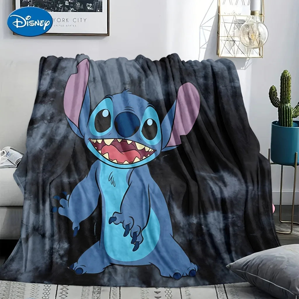 Couverture Disney Stitch ultra douce – Le plaid doudou qui réchauffe instantanément