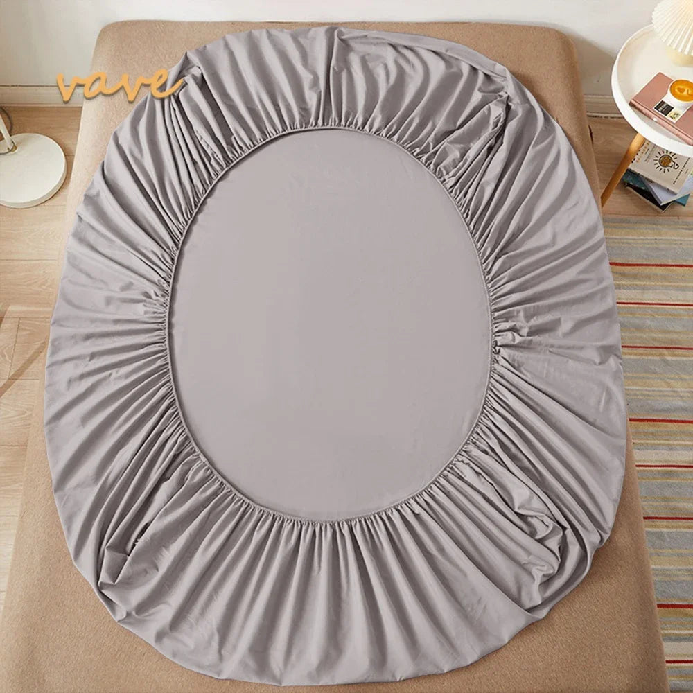 Drap-housse 100 % coton doux – bande élastique, matelas 2 à 26 cm