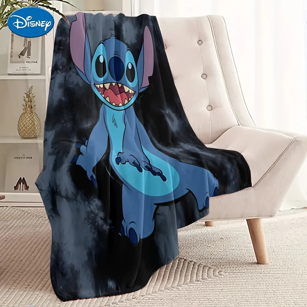 Couverture Disney Stitch ultra douce – Le plaid doudou qui réchauffe instantanément