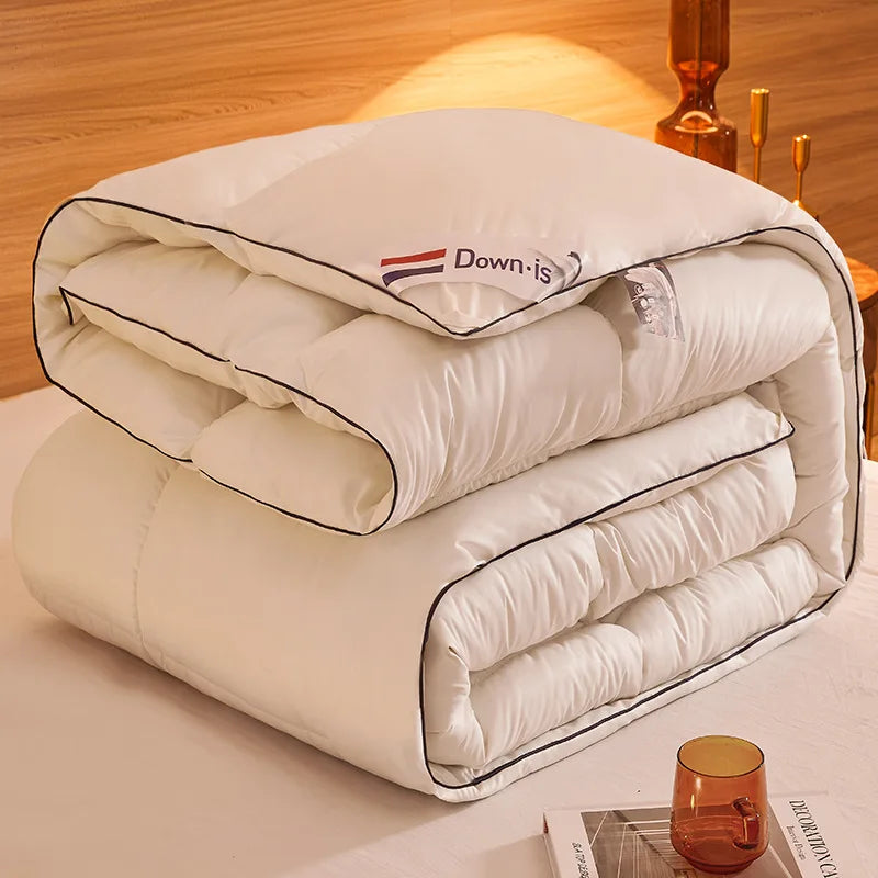Couette épaisse en duvet d’oie blanche – Chaude, isolante et confortable (3 saisons)