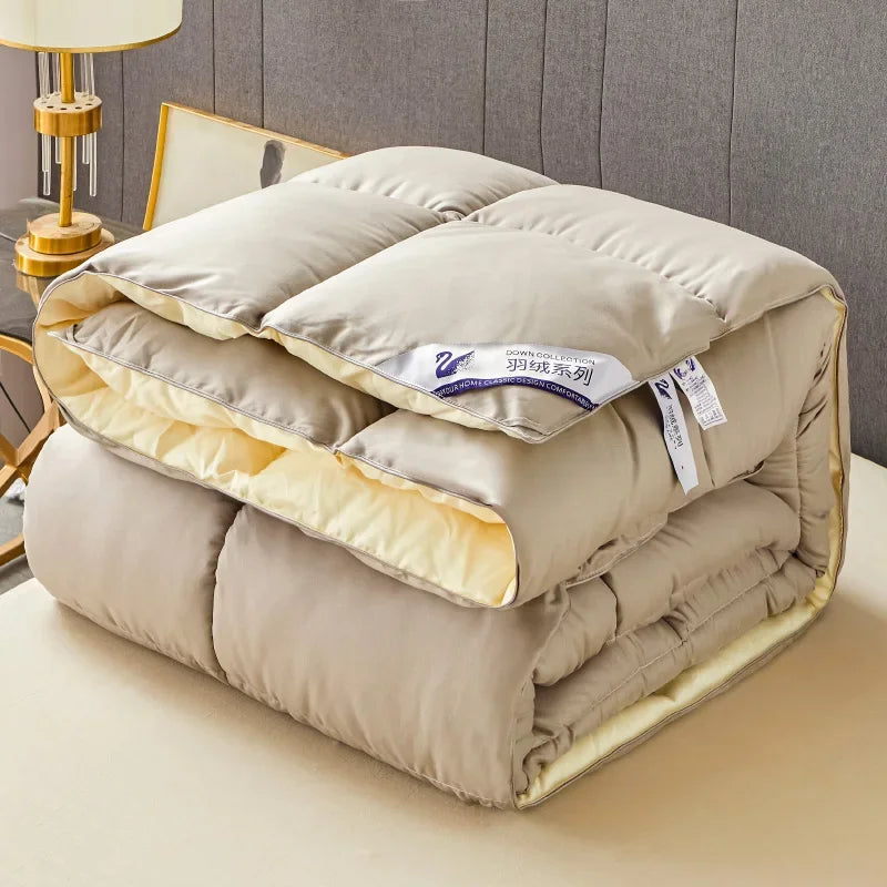 Couette Matelassée Chaude Microfibre – Style Hôtel – Hiver & Mi-Saison –