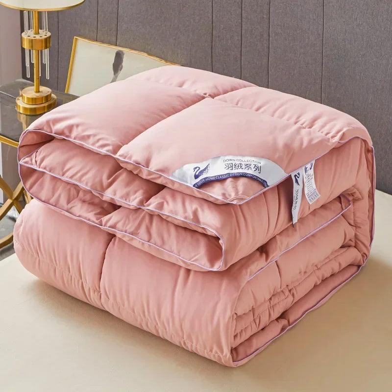 Couette Matelassée Chaude Microfibre – Style Hôtel – Hiver & Mi-Saison –
